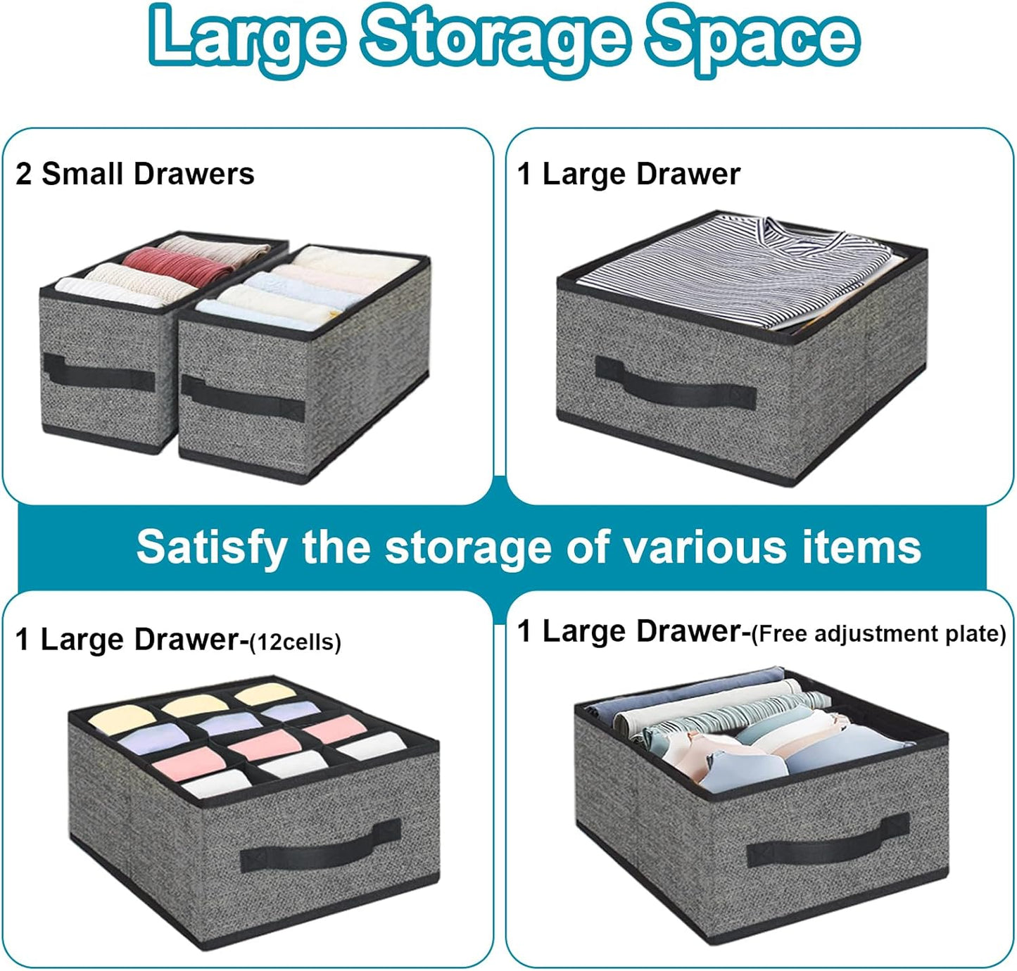 6-Shelf Hanging Closet Organizer