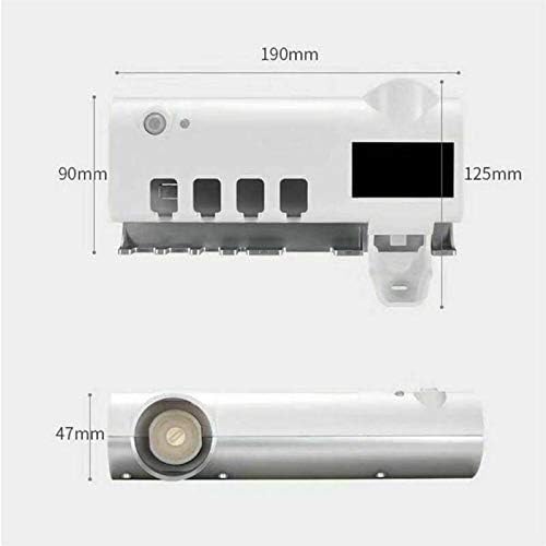UV Toothbrush Sterilizer Holder Dispenser