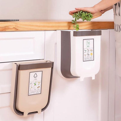 Foldable Kitchen Trash Can Organizer