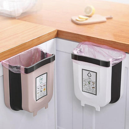 Foldable Kitchen Trash Can Organizer