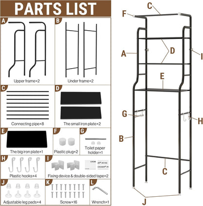 Over Toilet Bathroom Storage Cabinet