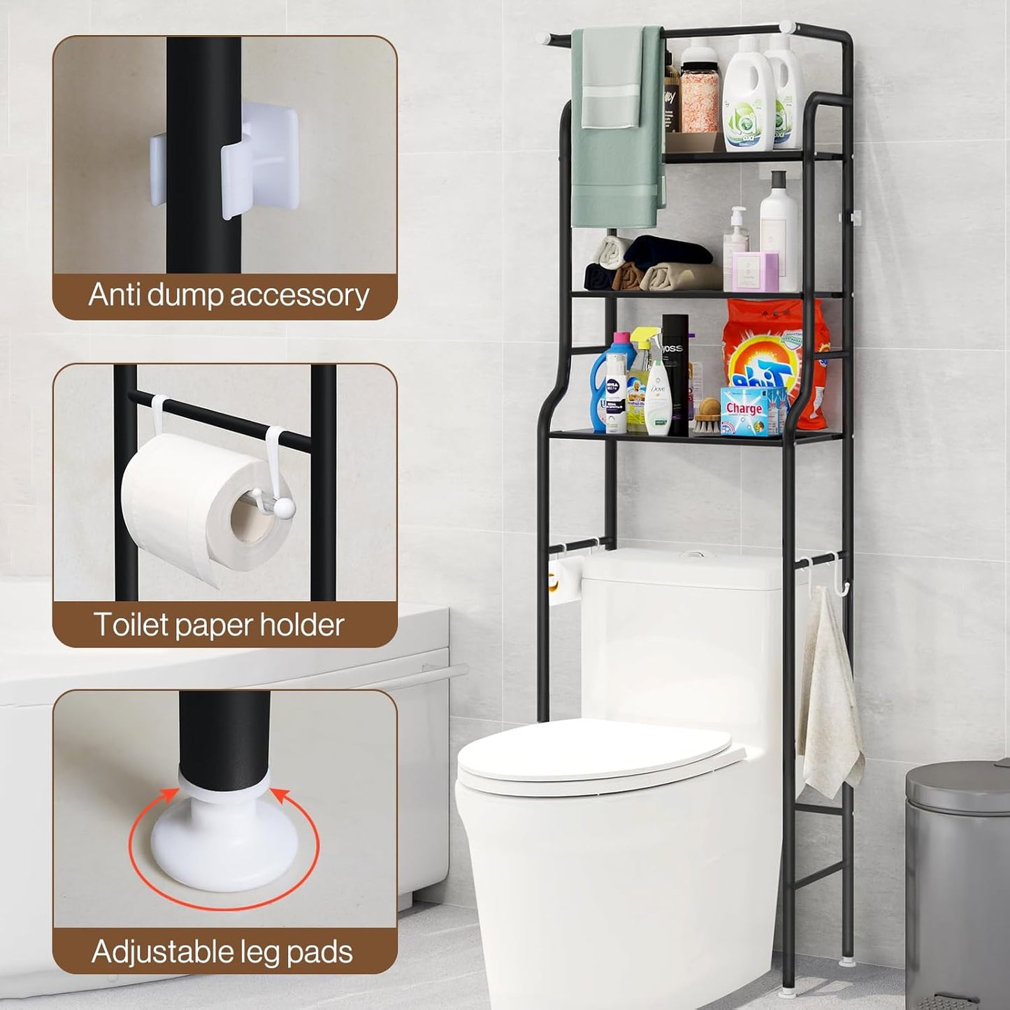 Over Toilet Bathroom Storage Cabinet