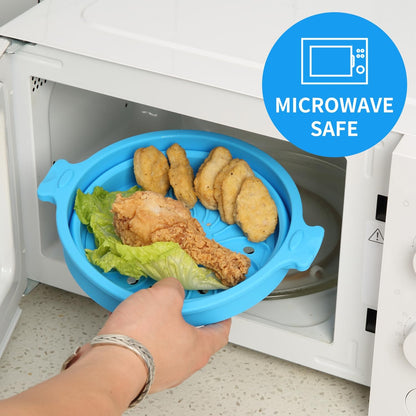 Collapsible Silicone Microwave Cooking Bowls