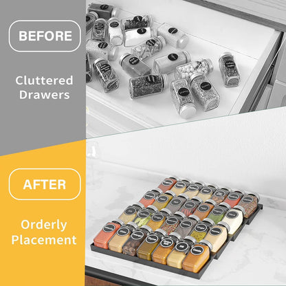 Adjustable Pots and Pans Organizer Rack