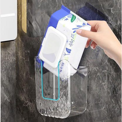 Wall-Mounted Wet Wipes Storage Box