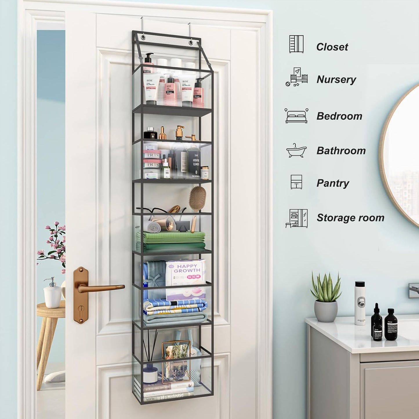 Over the Door Hanging Pantry Organizer