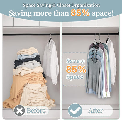 Space Saving Multi-Layer Clothes Hangers
