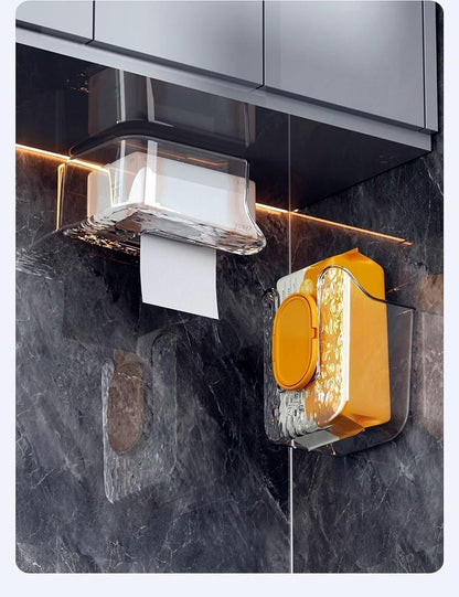 Wall-Mounted Wet Wipes Storage Box