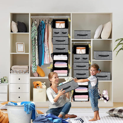 6-Shelf Hanging Closet Organizer