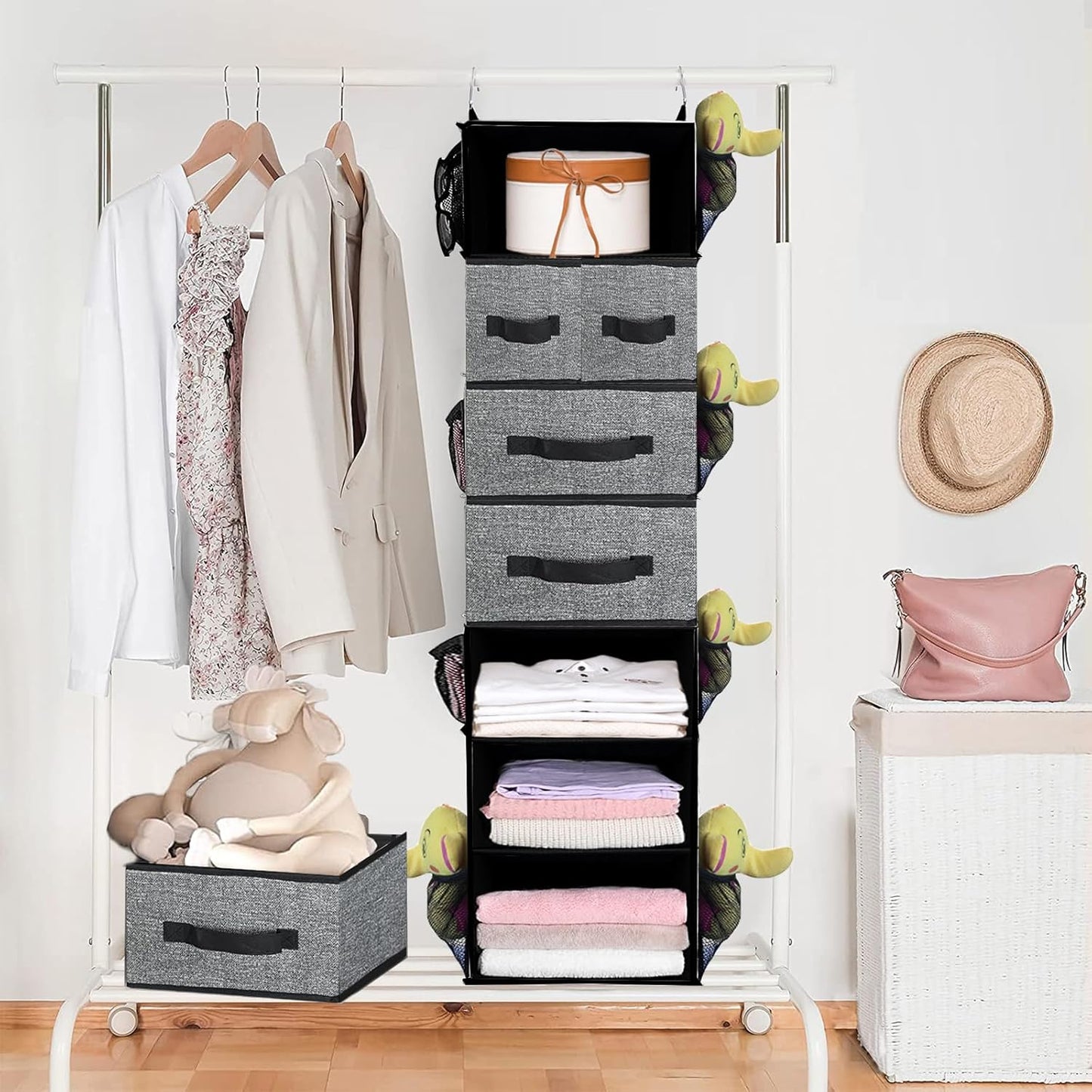 6-Shelf Hanging Closet Organizer