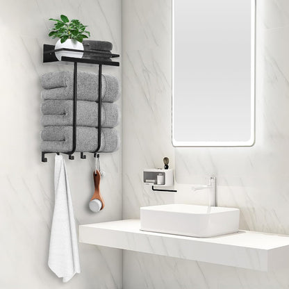 Wall Mounted Bathroom Towel Rack
