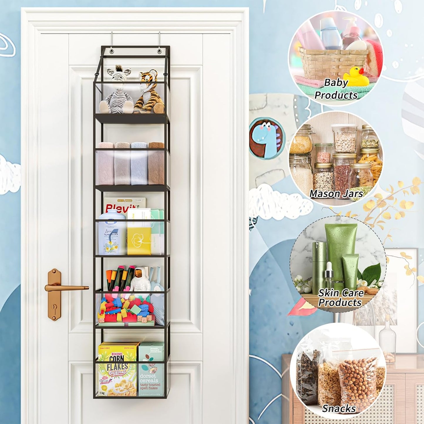 Over the Door Hanging Pantry Organizer