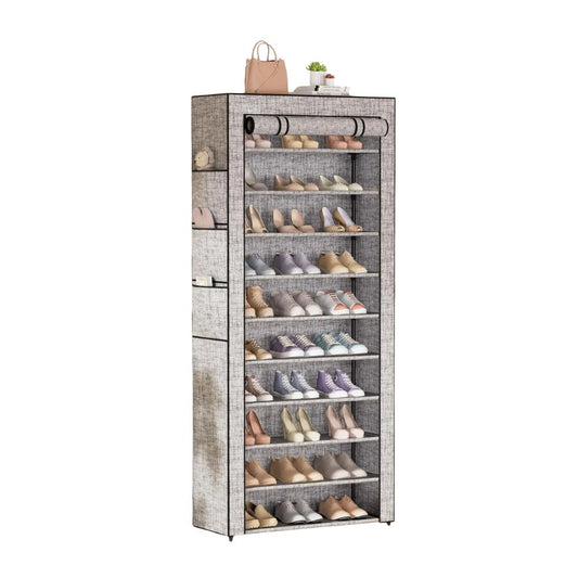 Tall Metal Shoe Rack Organizer