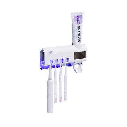 UV Toothbrush Sterilizer Holder Dispenser
