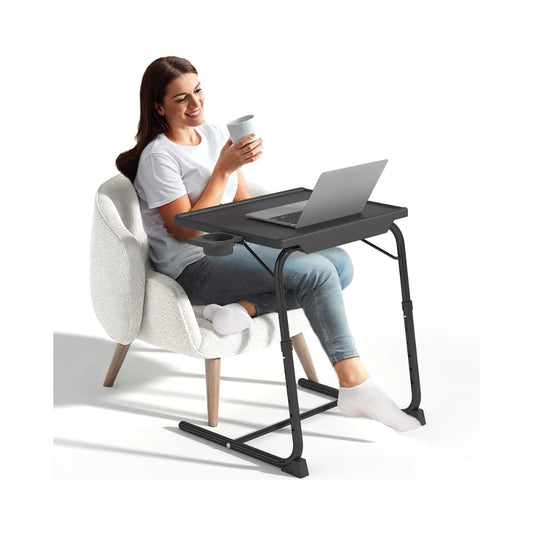 Adjustable Folding TV Tray Table