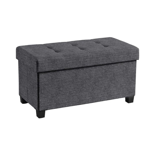 Foldable Storage Ottoman Bench Organizer