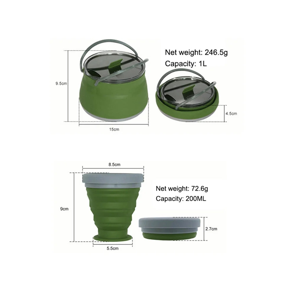 Outdoor Camping Cookware Set Organizer