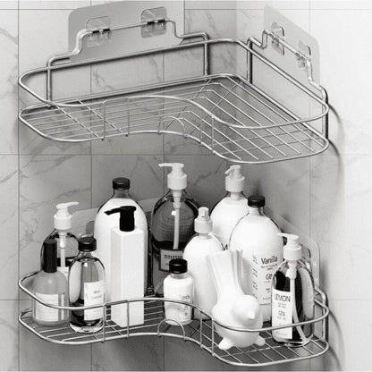 Stainless Steel Corner Shower Caddy Organizer