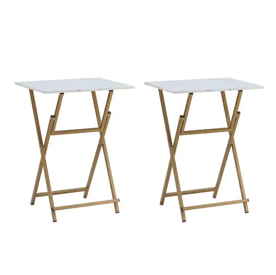 Folding TV Tray Table Set