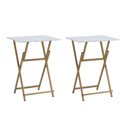 Folding TV Tray Table Set
