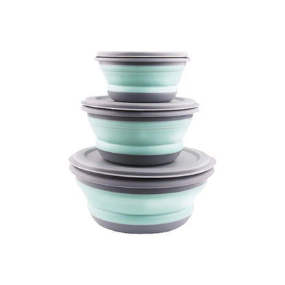 Portable Silicone Collapsible Travel Bowls