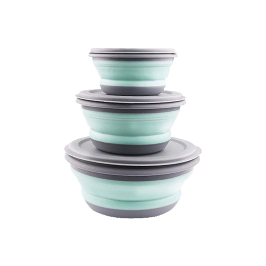 Portable Silicone Collapsible Travel Bowls